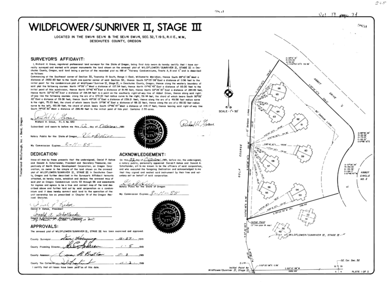WildflowerCondo2Stage3Map Sunriver Real Estate News