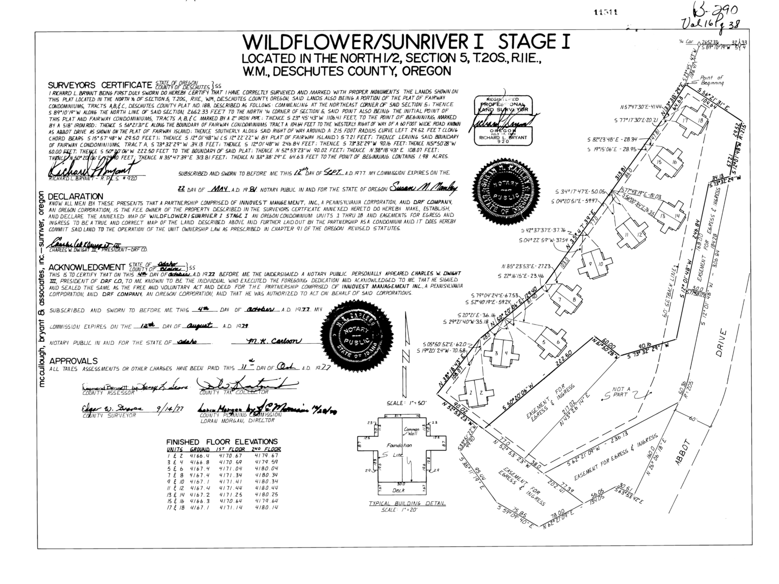 Wildflower Condos 1 Stage 1 Map